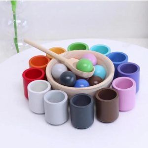 Wooden Shape and Color Sorting Toy: Educational Fun for Toddlers | Nexus Therapy Center